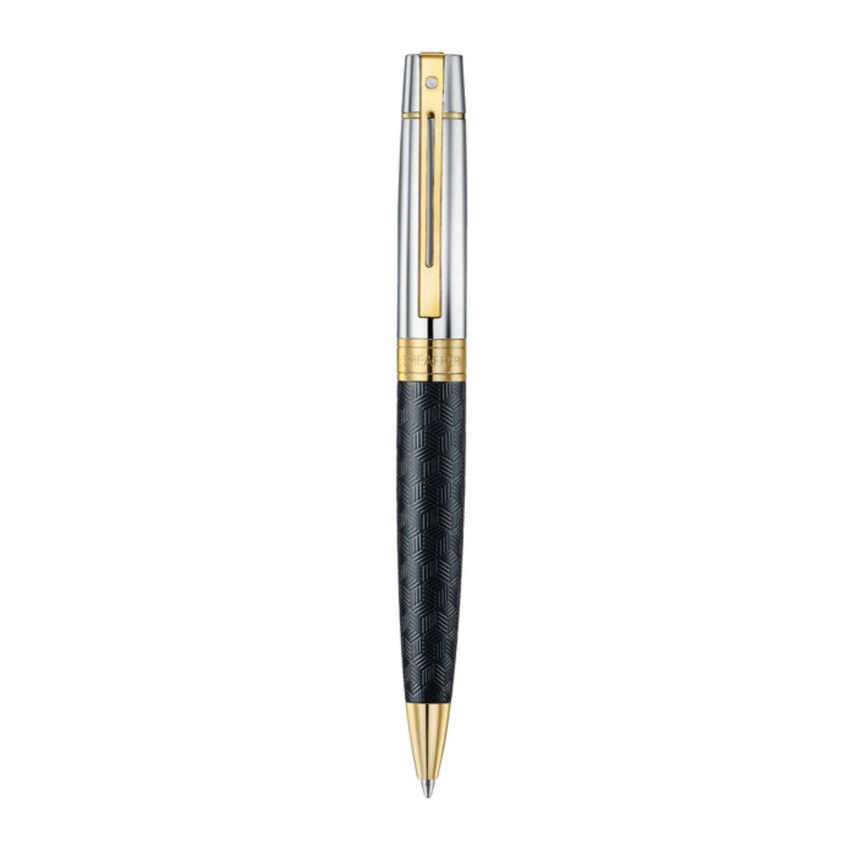 Sheaffer 300 Ballpoint Pen - Engraved Matt Black - Pen Boutique Ltd