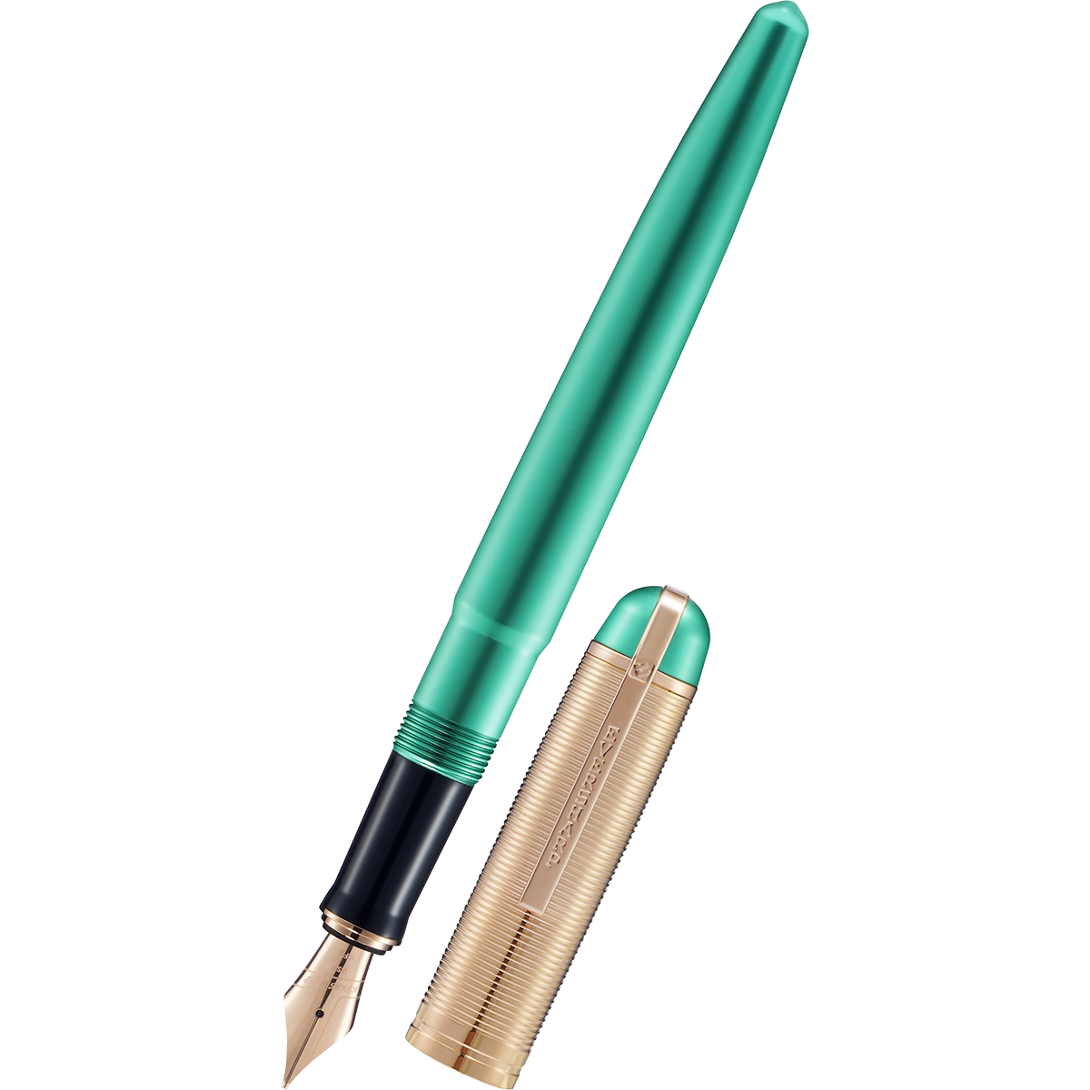 Wahl-Eversharp Skyline Fountain Pen - Emerald Rose - Rose Gold Trim-Pen Boutique Ltd