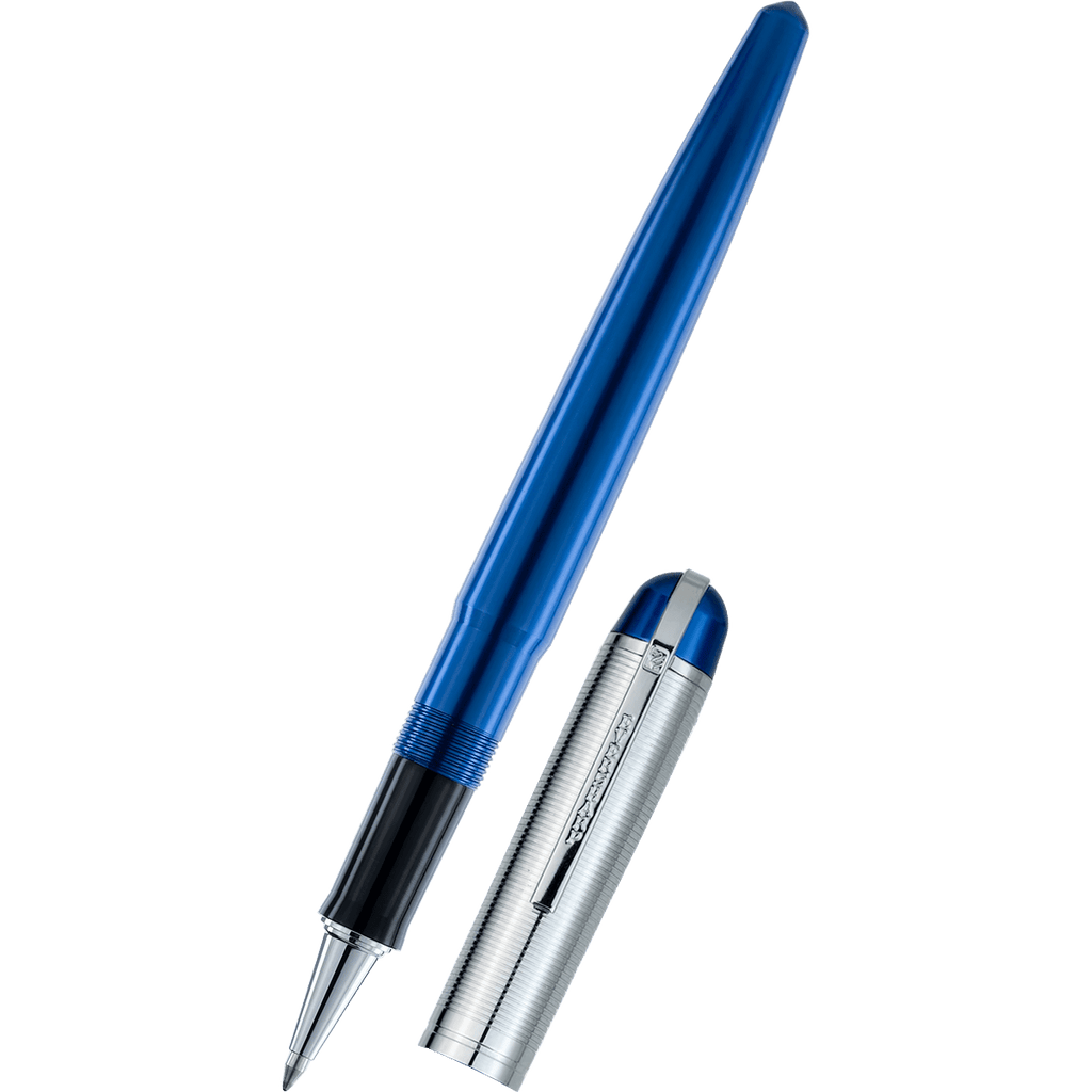 Wahl-Eversharp Skyline Rollerball Pen - Blue - Silver Trim - Pen Boutique Ltd
