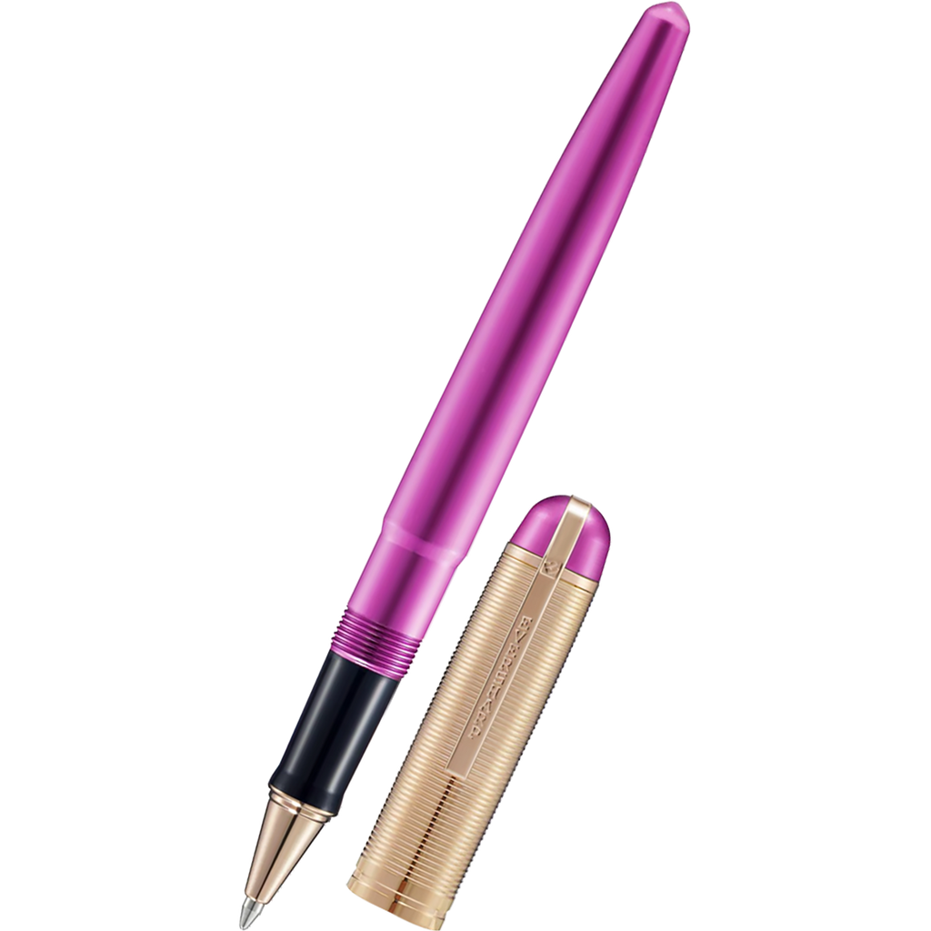 Wahl-Eversharp Skyline Rollerball Pen - Royal Purple - Rose Gold Trim-Pen Boutique Ltd