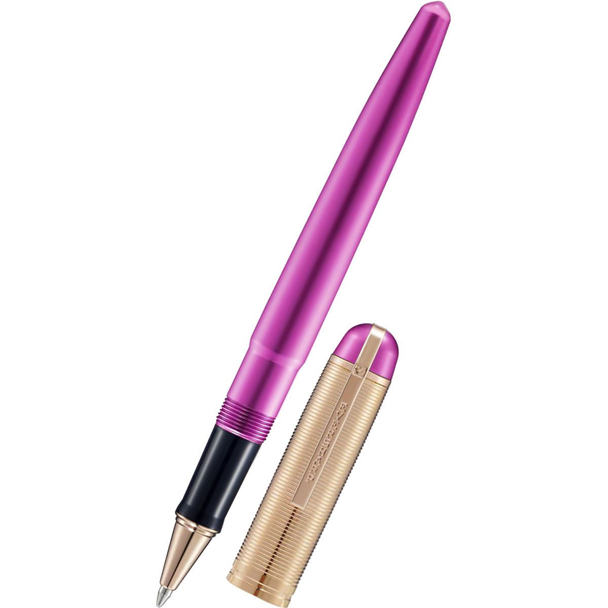Wahl-Eversharp Skyline Rollerball Pen - Royal Purple - Rose Gold Trim-Pen Boutique Ltd
