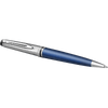 Waterman Expert Ballpoint Pen - Metallic Blue - Chrome Trim (Deluxe) - Pen Boutique Ltd