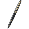 Waterman Expert Black Gold Trim Rollerball Pen-Pen Boutique Ltd