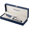 Waterman Expert Fountain Pen - Metallic Blue (Deluxe) - Pen Boutique Ltd