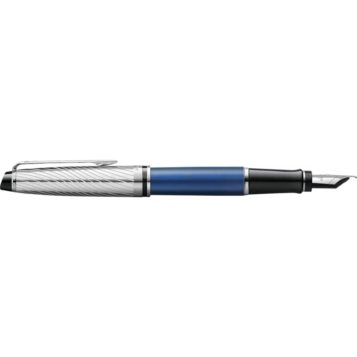 Waterman Expert Fountain Pen - Metallic Blue (Deluxe) - Pen Boutique Ltd