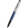 Waterman Expert Rollerball Pen - Metallic Blue - Chrome Trim (Deluxe) - Pen Boutique Ltd