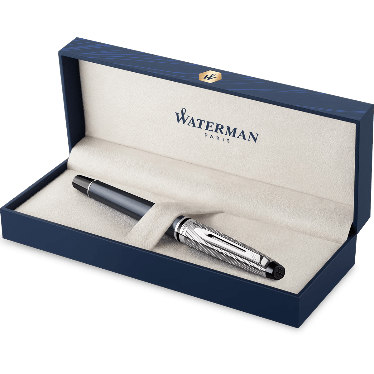 Waterman Expert Rollerball Pen - Metallic Stone Grey (Deluxe) - Pen Boutique Ltd