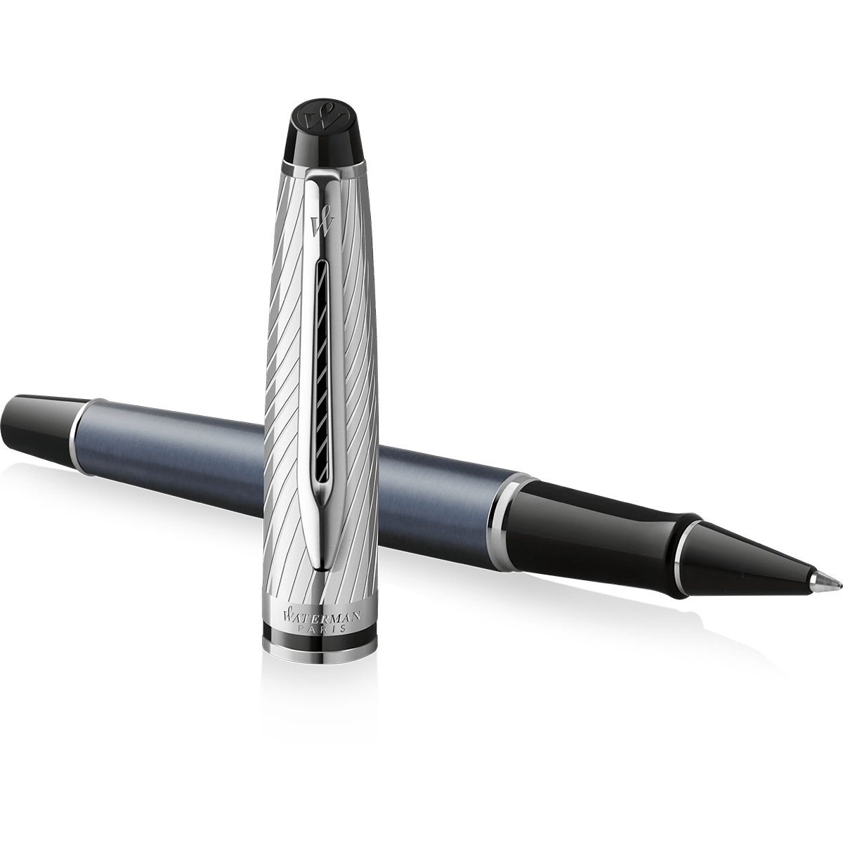 Waterman Expert Rollerball Pen - Metallic Stone Grey (Deluxe) - Pen Boutique Ltd