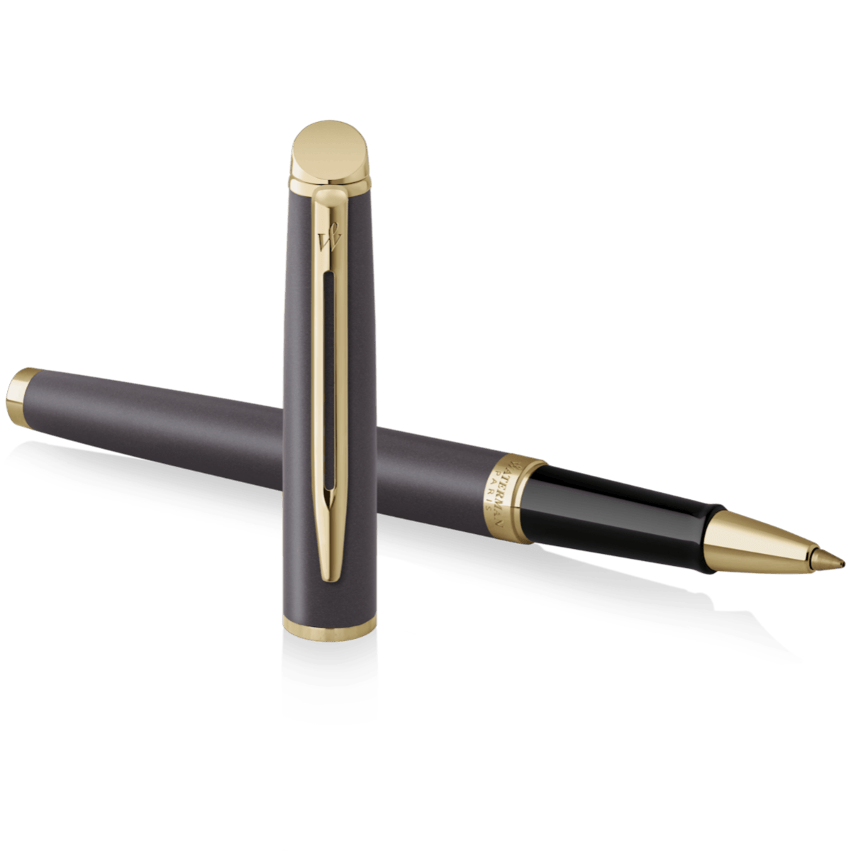 Waterman Hémisphère Rollerball Pen - Understated Edit Lava Black - Pen Boutique Ltd