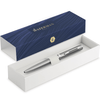 Waterman Impression Ballpoint Pen - Stainless Steel - Chrome Trim - Pen Boutique Ltd