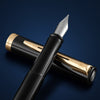 Waterman Impression Fountain Pen - Black - Gold Trim - Pen Boutique Ltd