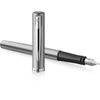 Waterman Impression Fountain Pen - Stainless Steel - Chrome Trim - Pen Boutique Ltd