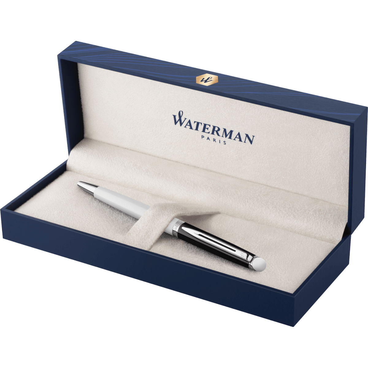 Waterman Hemisphere Ballpoint Pen - Colour Blocking Black & White - Pen Boutique Ltd
