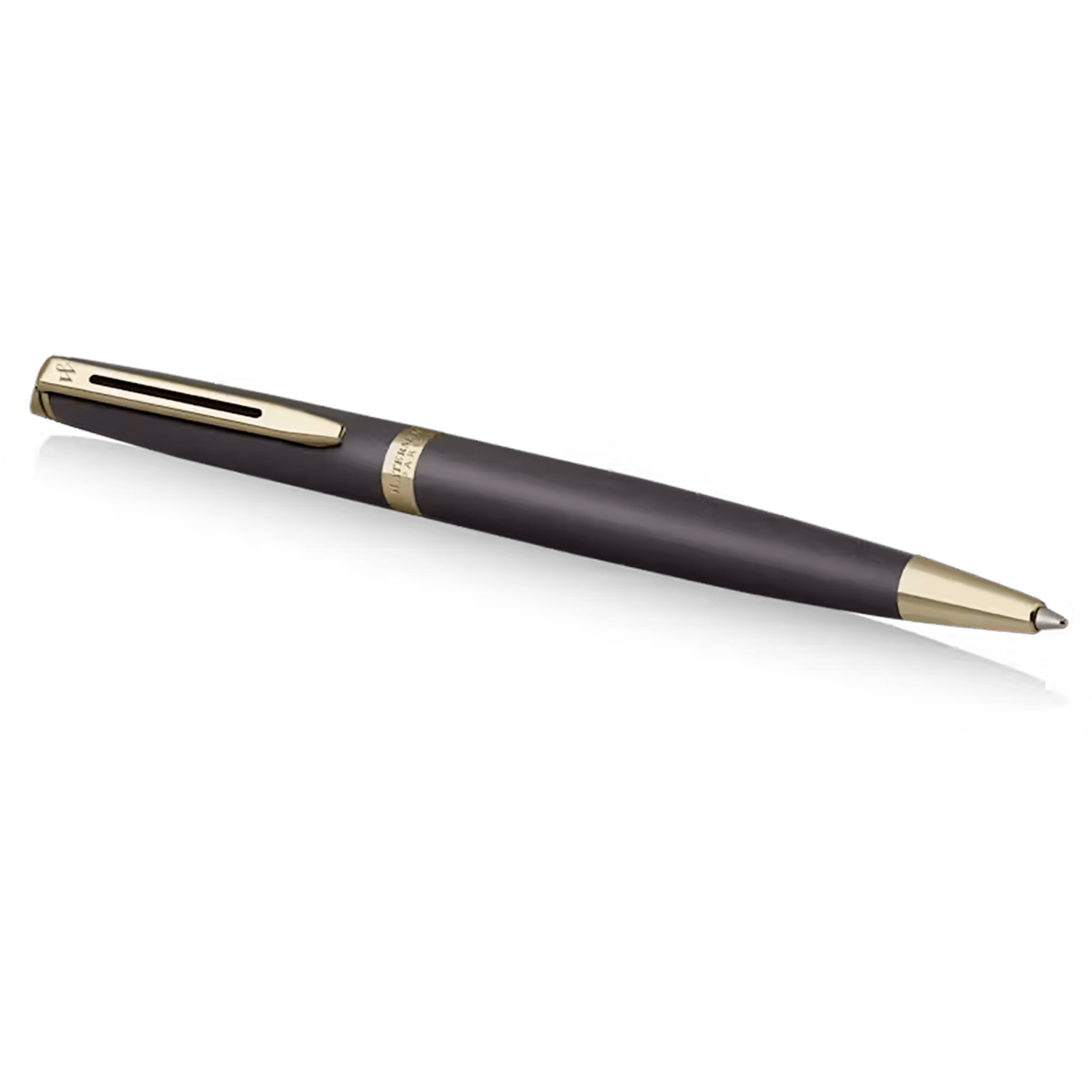 Waterman Hémisphère Ballpoint Pen - Understated Edit Lava Black - Pen Boutique Ltd