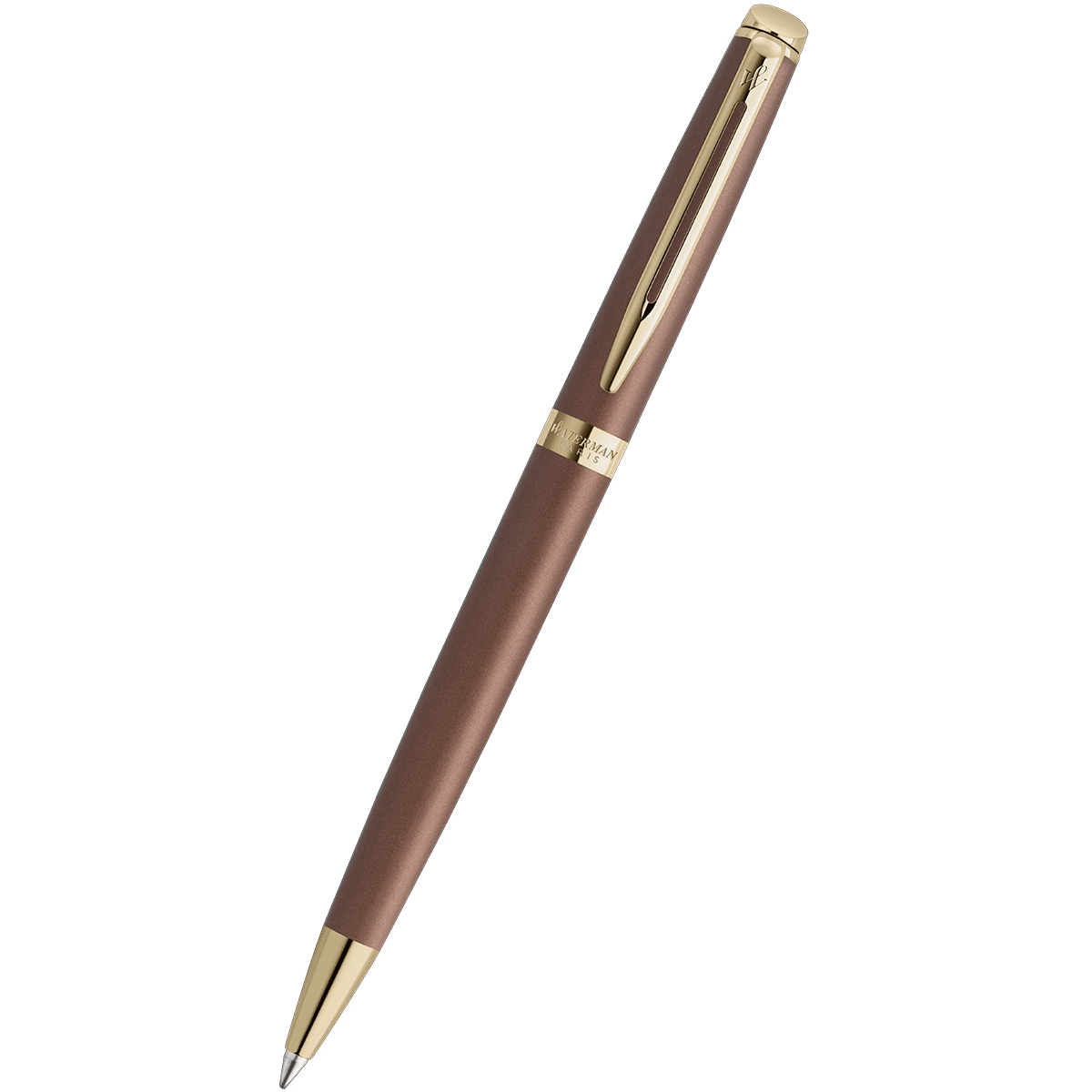 Waterman Hémisphère Ballpoint Pen - Understated Edit Metallic Copper Red - Pen Boutique Ltd