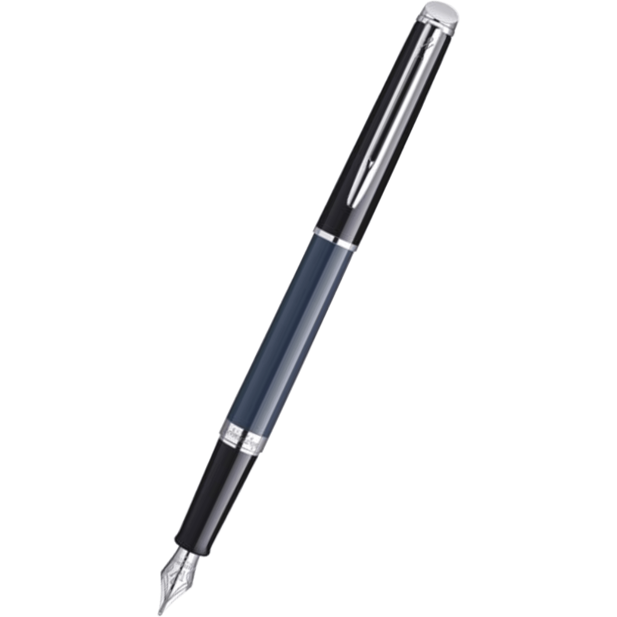 Waterman Hemisphere Fountain Pen - Colour Blocking Black & Blue - Pen Boutique Ltd