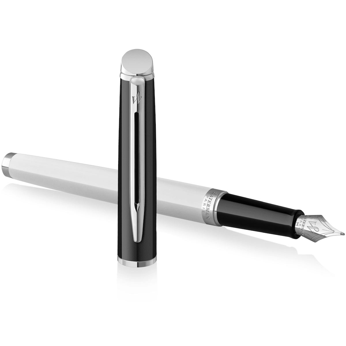 Waterman Hemisphere Fountain Pen - Colour Blocking Black & White - Pen Boutique Ltd