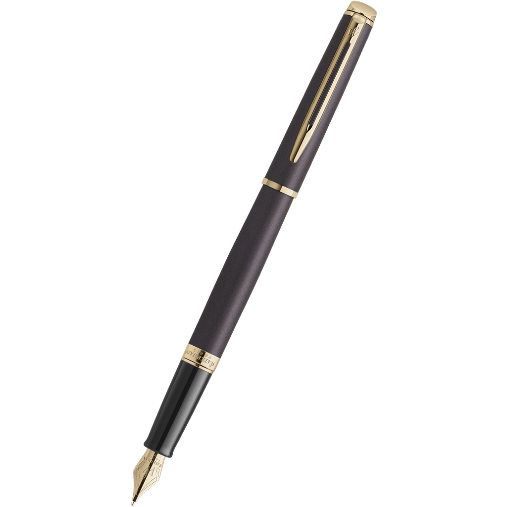 Waterman Hémisphère Fountain Pen - Understated Edit Lava Black - Pen Boutique Ltd