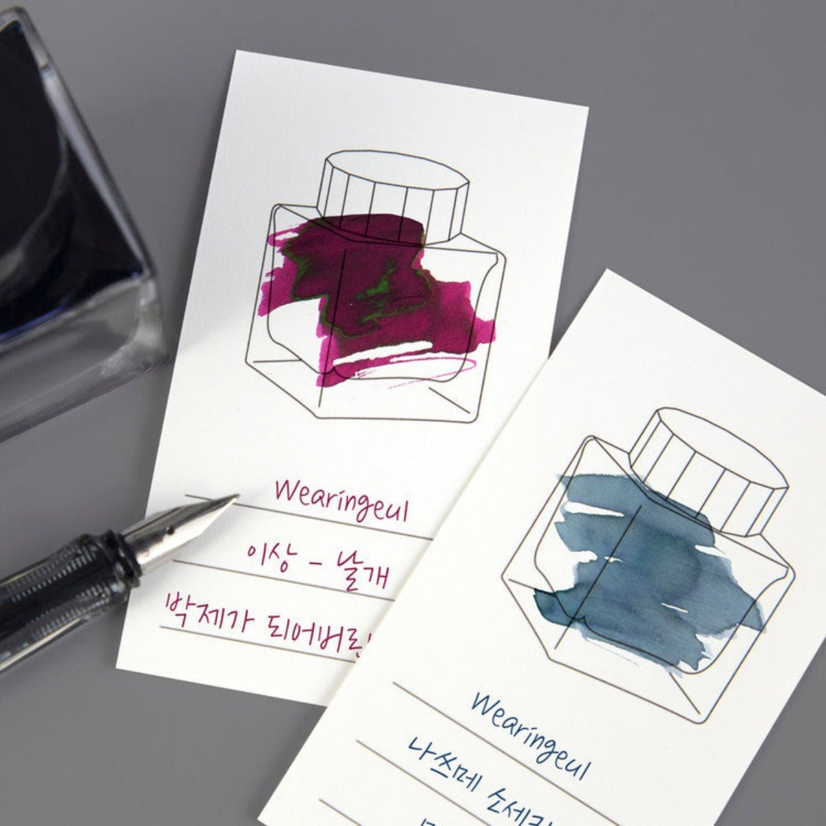 Wearingeul Ink Colorchips Chart Card Vertical - Pen Boutique Ltd