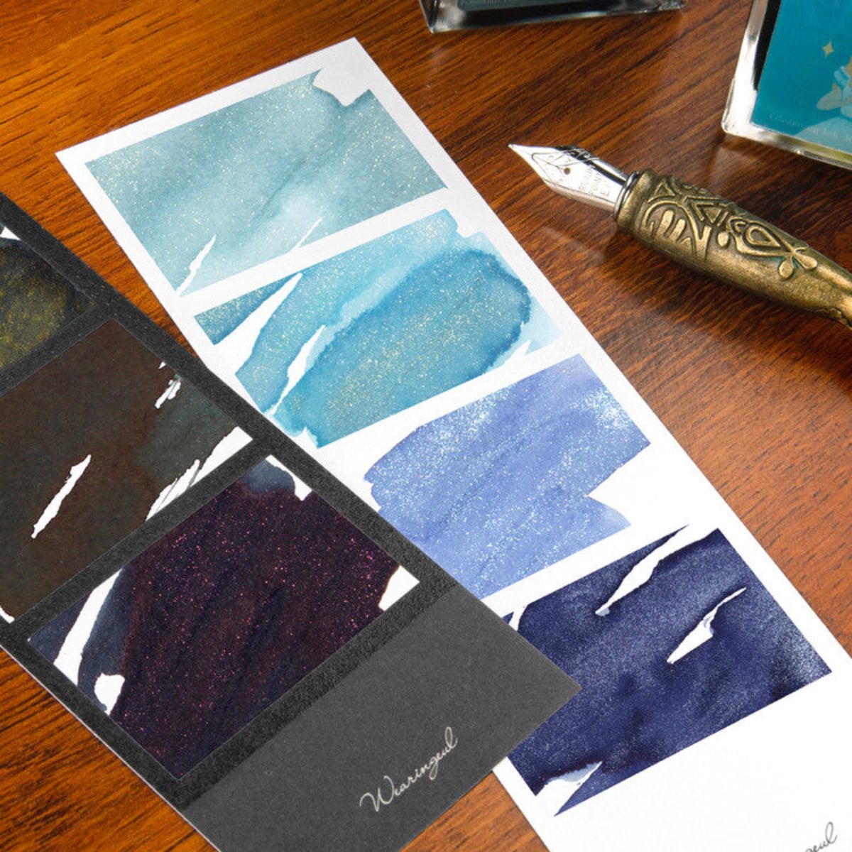 Wearingeul Ink Color Swatches - Four Photos - 30 Sheets - Pen Boutique Ltd