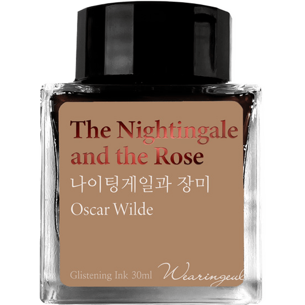 Wearingeul Oscar Wilde Fairy Tales Ink Bottle - The Nightingale and the Rose (30 ml) - Pen Boutique Ltd