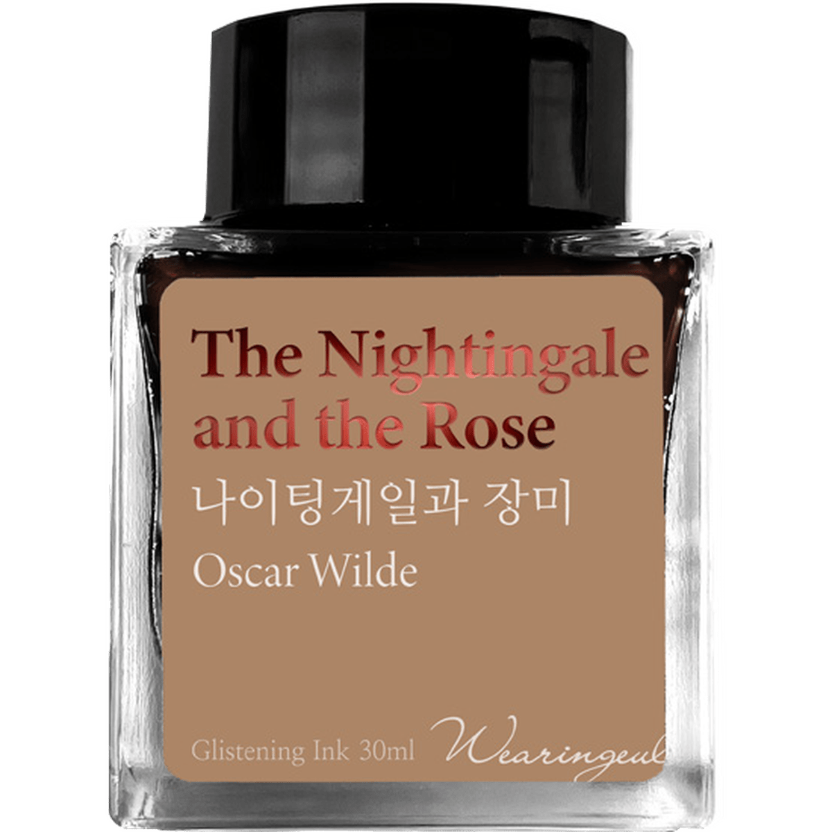 Wearingeul Oscar Wilde Fairy Tales Ink Bottle - The Nightingale and the Rose (30 ml) - Pen Boutique Ltd