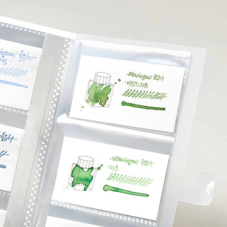 Wearingeul Transparent Color Chart Card Binder – Light Set - Pen Boutique Ltd