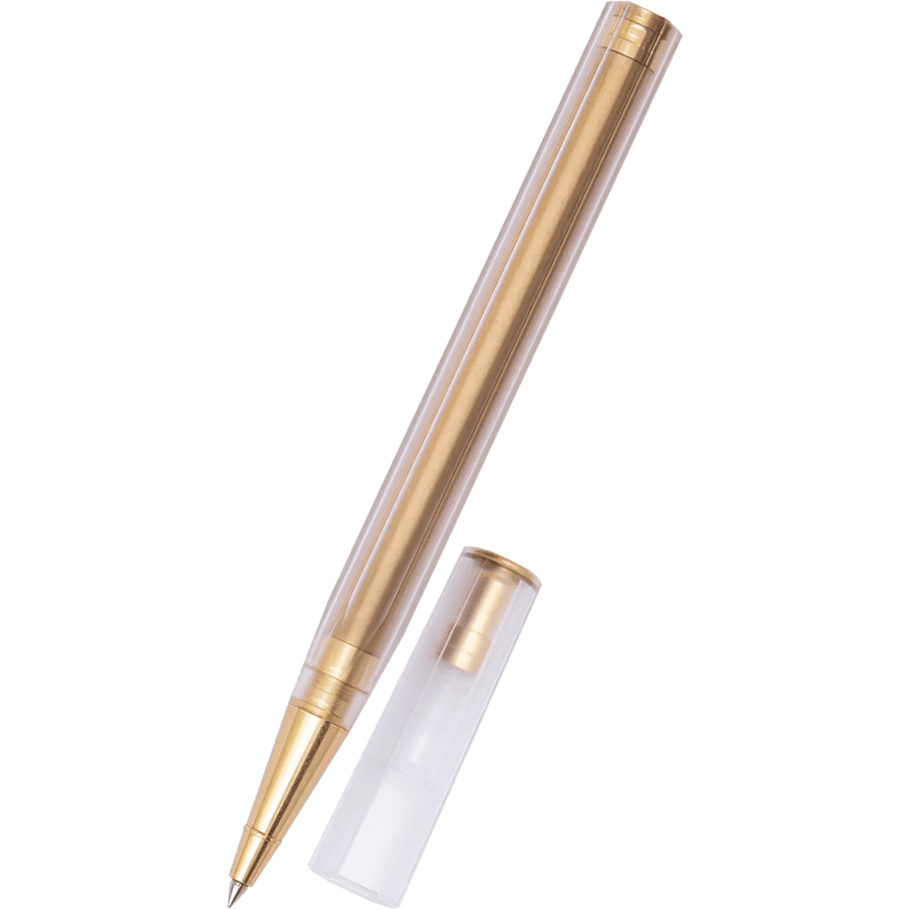 YStudio Glamour Evolve Rollerball Pen - Elemental Brass Gold - Pen Boutique Ltd