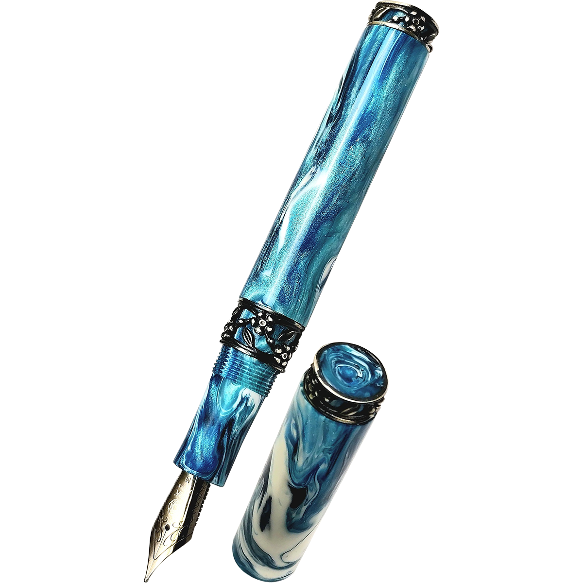 Zek Pens Nazende Fountain Pen - Jonathan Brooks Turkish Design VIII-Pen Boutique Ltd