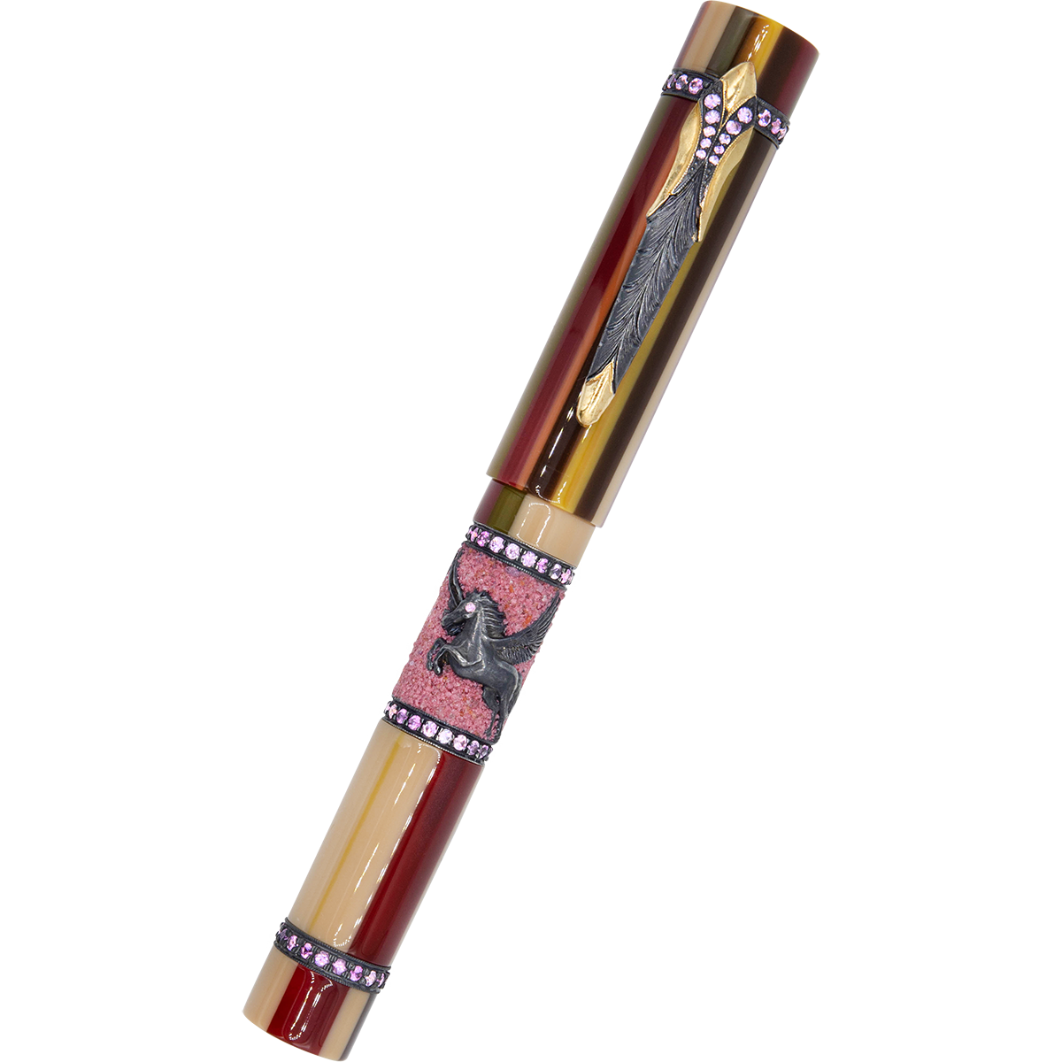 Zeki Karaca Jewellery Harman Fountain Pen - Black Horse (Limited Edition)-Pen Boutique Ltd