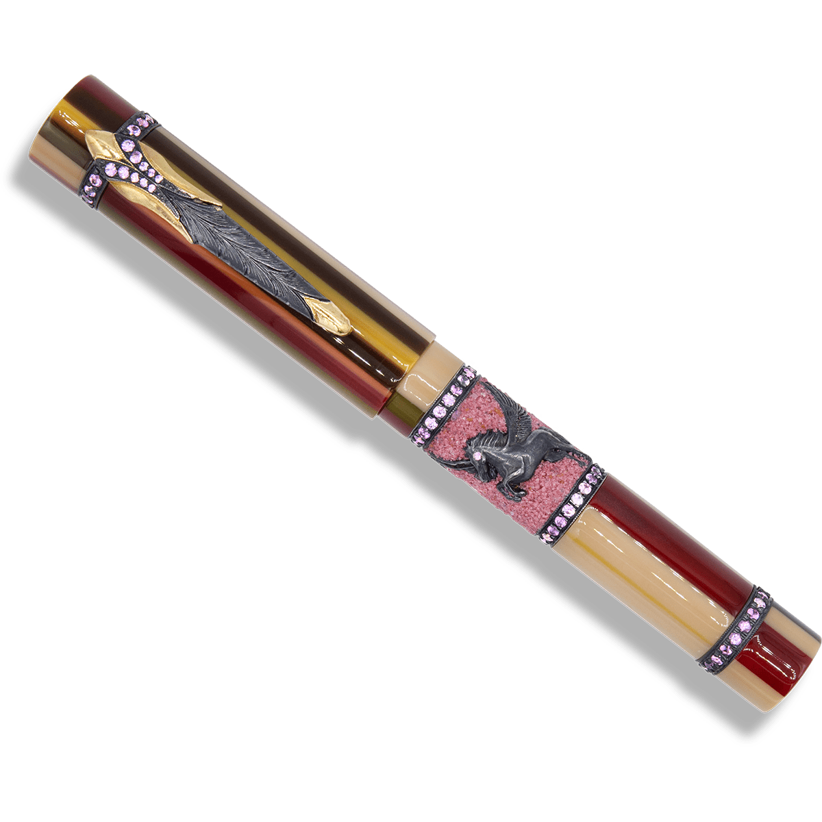 Zeki Karaca Jewellery Harman Fountain Pen - Black Horse (Limited Edition)-Pen Boutique Ltd