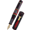 Zeki Karaca Jewellery Harman Fountain Pen - Black - Gold Trim