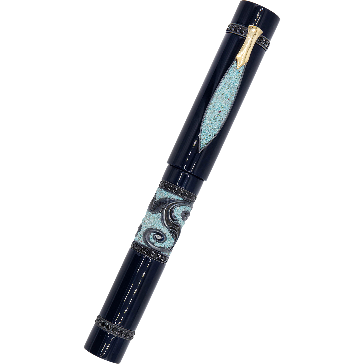 Zeki Karaca Jewellery Harman Fountain Pen - Black Spinel (Limited Edition)
