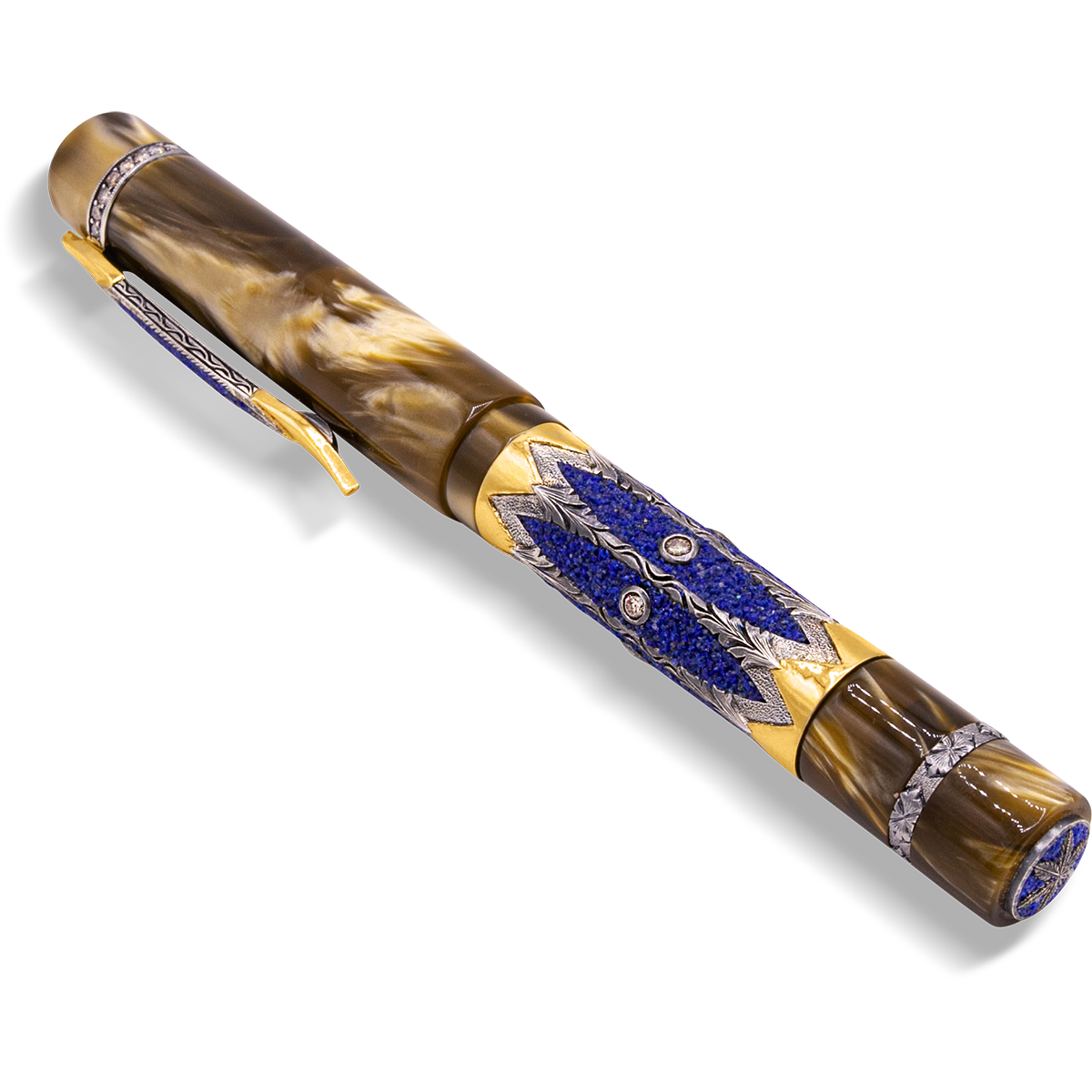 Zeki Karaca Jewellery Harman Fountain Pen - Brown (Limited Edition)-Pen Boutique Ltd