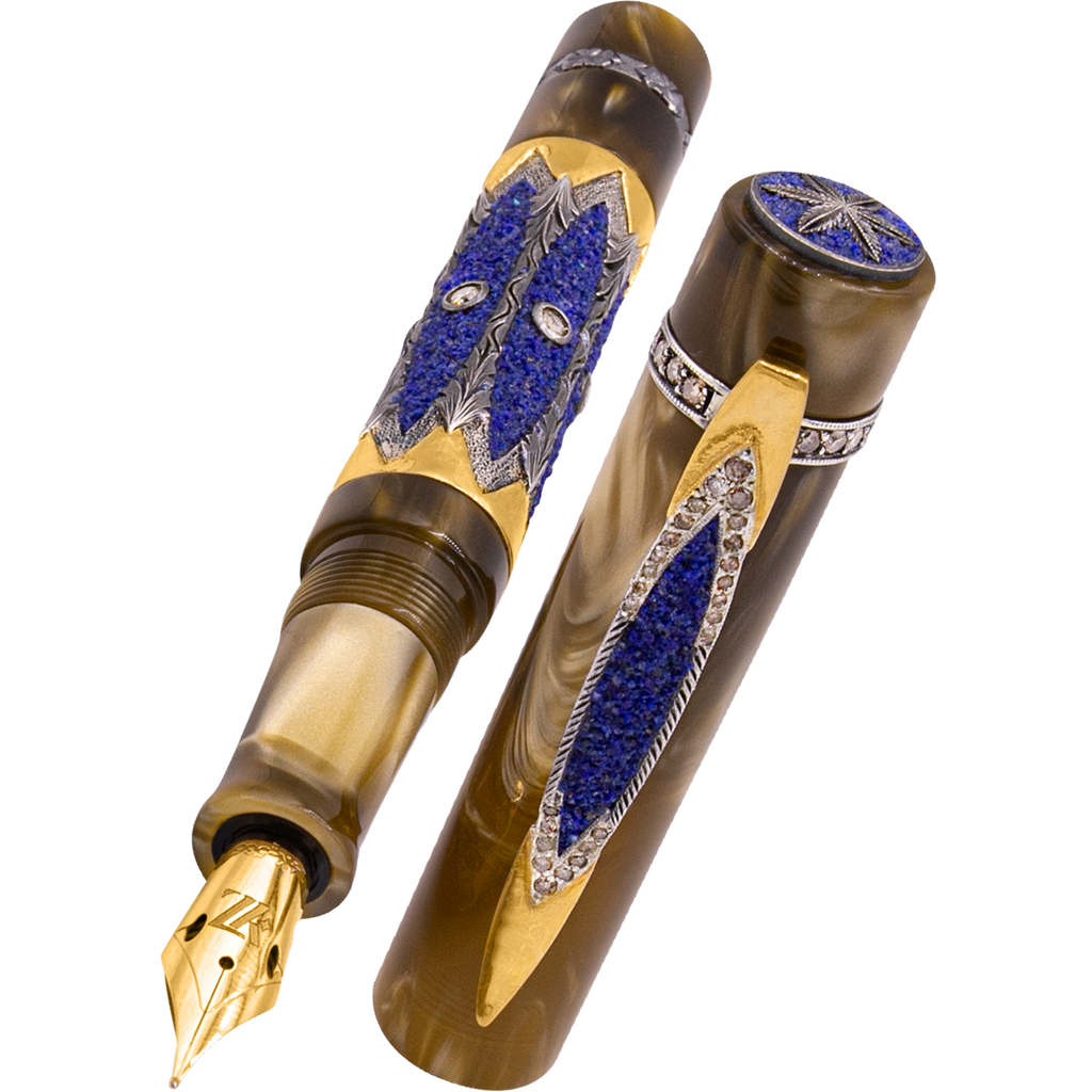 Zeki Karaca Jewellery Harman Fountain Pen - Brown (Limited Edition)-Pen Boutique Ltd
