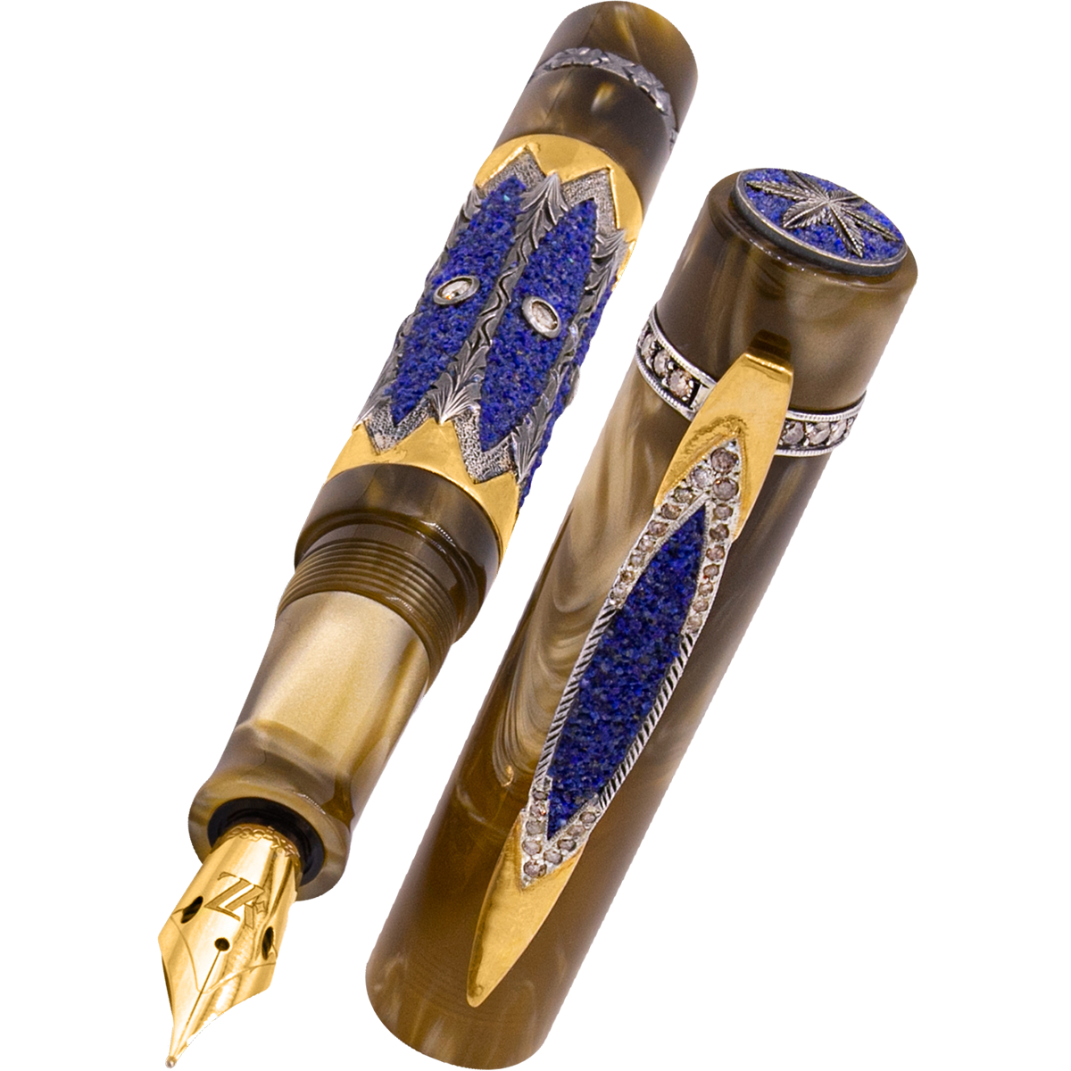 Zeki Karaca Jewellery Harman Fountain Pen - Brown (Limited Edition)-Pen Boutique Ltd