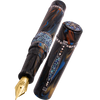 Zeki Karaca Jewellery Harman Fountain Pen - Rare Lapis Mosaic - Silver Trim