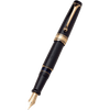 Aurora Optima Fountain Pen - Black - Gold Trim - Pen Boutique Ltd