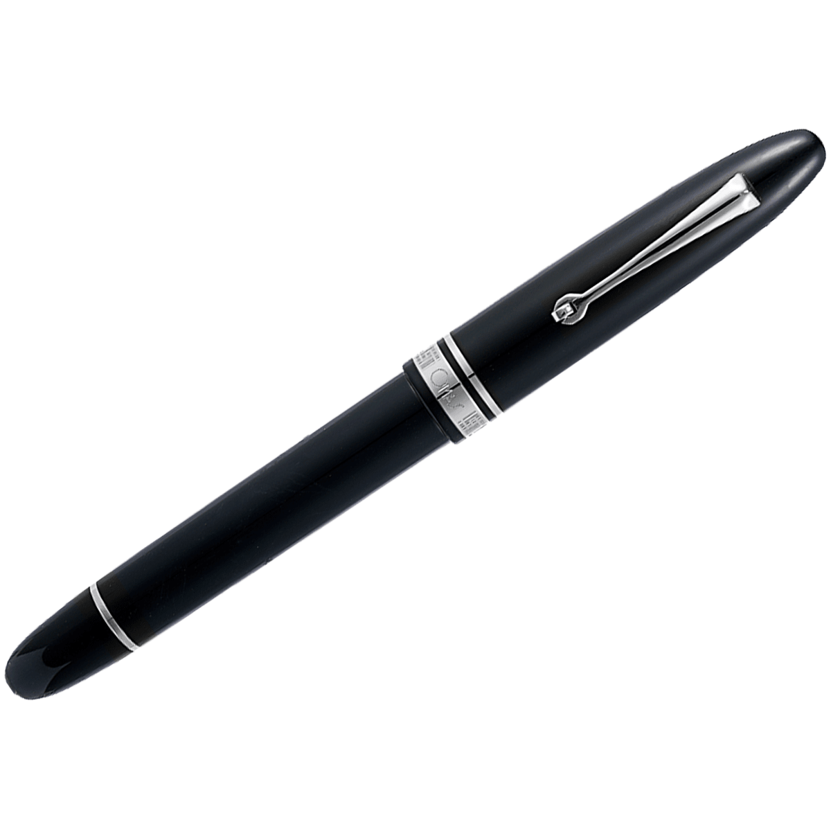 Omas Ogiva Ballpoint Pen - Nera - Gold Trim - Pen Boutique Ltd