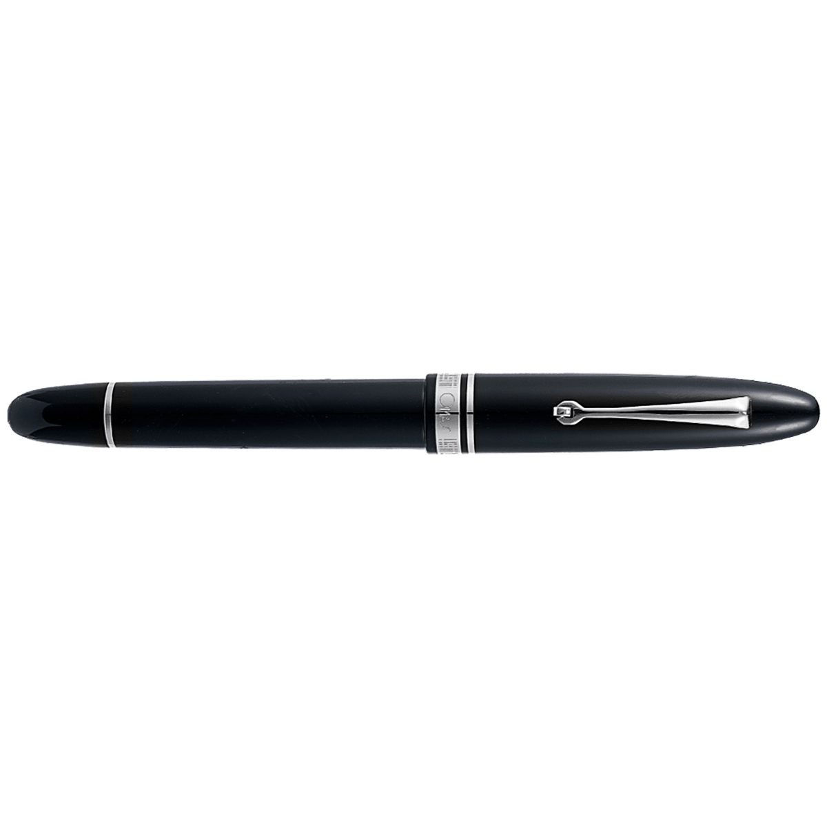 Omas Ogiva Ballpoint Pen - Nera - Gold Trim - Pen Boutique Ltd