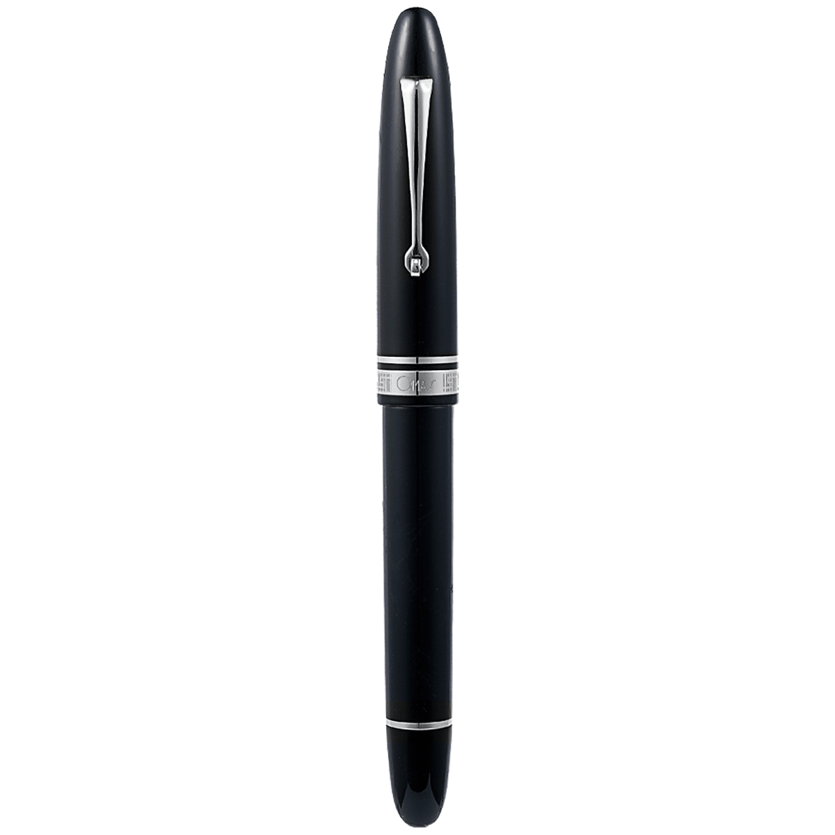 Omas Ogiva Ballpoint Pen - Nera - Gold Trim - Pen Boutique Ltd
