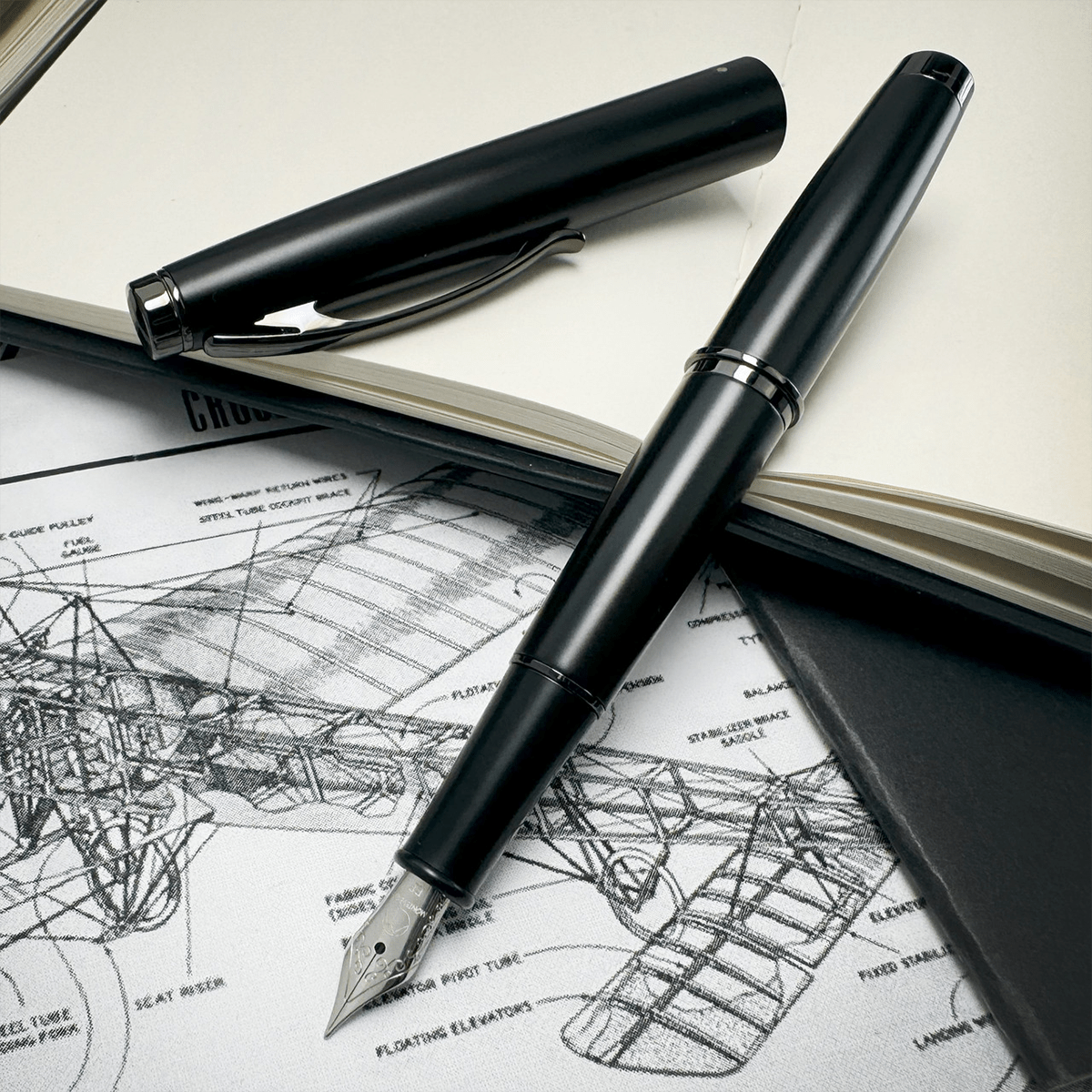 Monteverde Dakota Fountain Pen - Black Sky - Pen Boutique Ltd