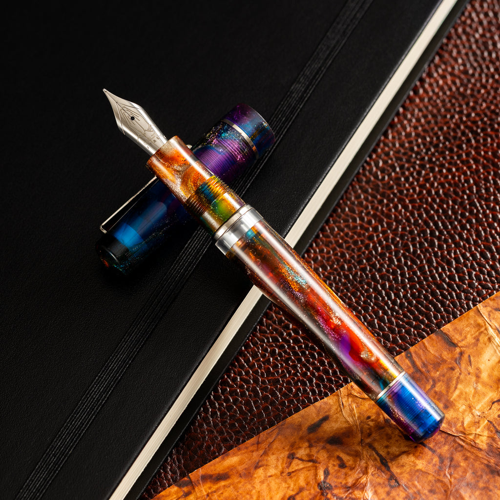 Delta x Pen Boutique Duna Fountain Pen - Holi Rang (Limited Edition ) Piston Filler - Pen Boutique Ltd