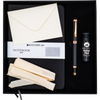 Monteverde Innova Fountain Pen Notebook Set - Carbon Fiber - Rosegold