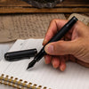 Monteverde Innova Fountain Pen Notebook Set - Carbon Fiber - Gunmetal