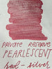 Private Reserve Pearlescent Ink Bottle - Red/Silver - 60ml - Pen Boutique Ltd