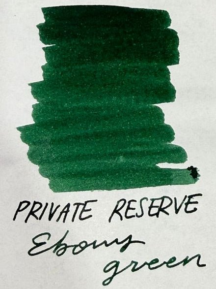 Private Reserve Ink Bottle - Ebony Green - 60ml - Pen Boutique Ltd