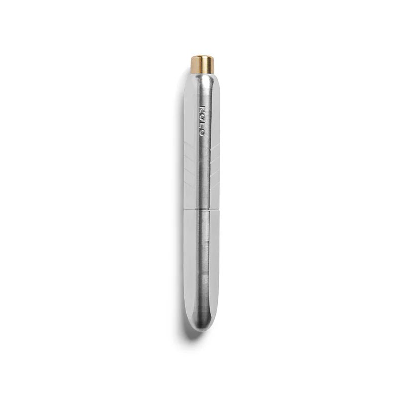 Kolo Tino Fountain Pen - Raw Aluminum - Pen Boutique Ltd