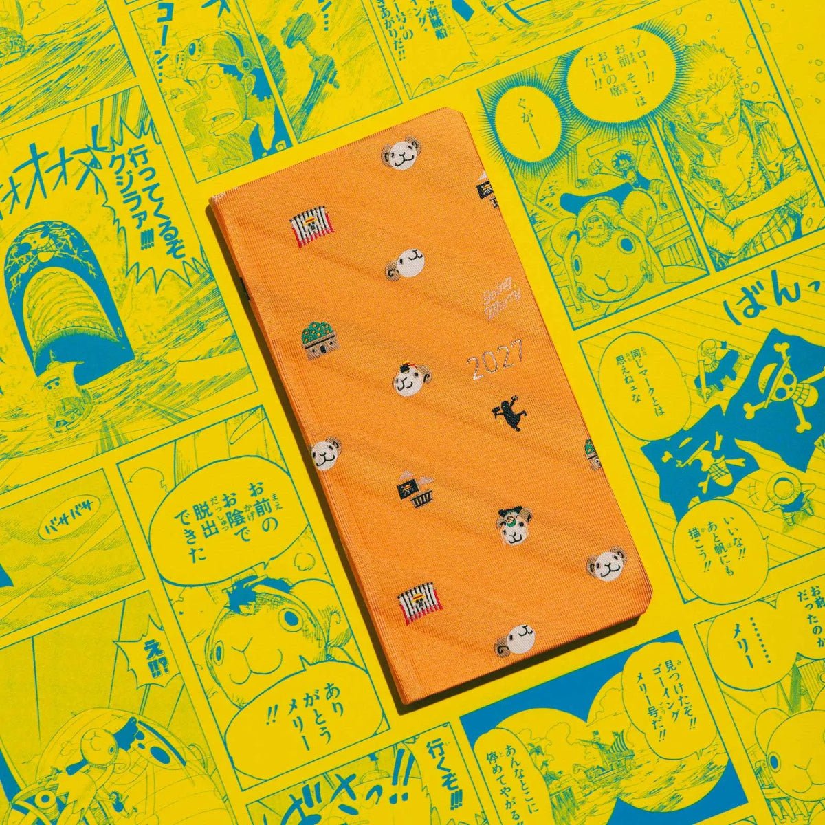 Hobonichi Light Hardcover English Book - ONE PIECE magazine: Very Very Merry! - Tall & Slim (Weeks - Jan Start) - Pen Boutique Ltd