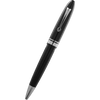 Omas Ogiva Ballpoint Pen - Nera - Silver Trim - Pen Boutique Ltd